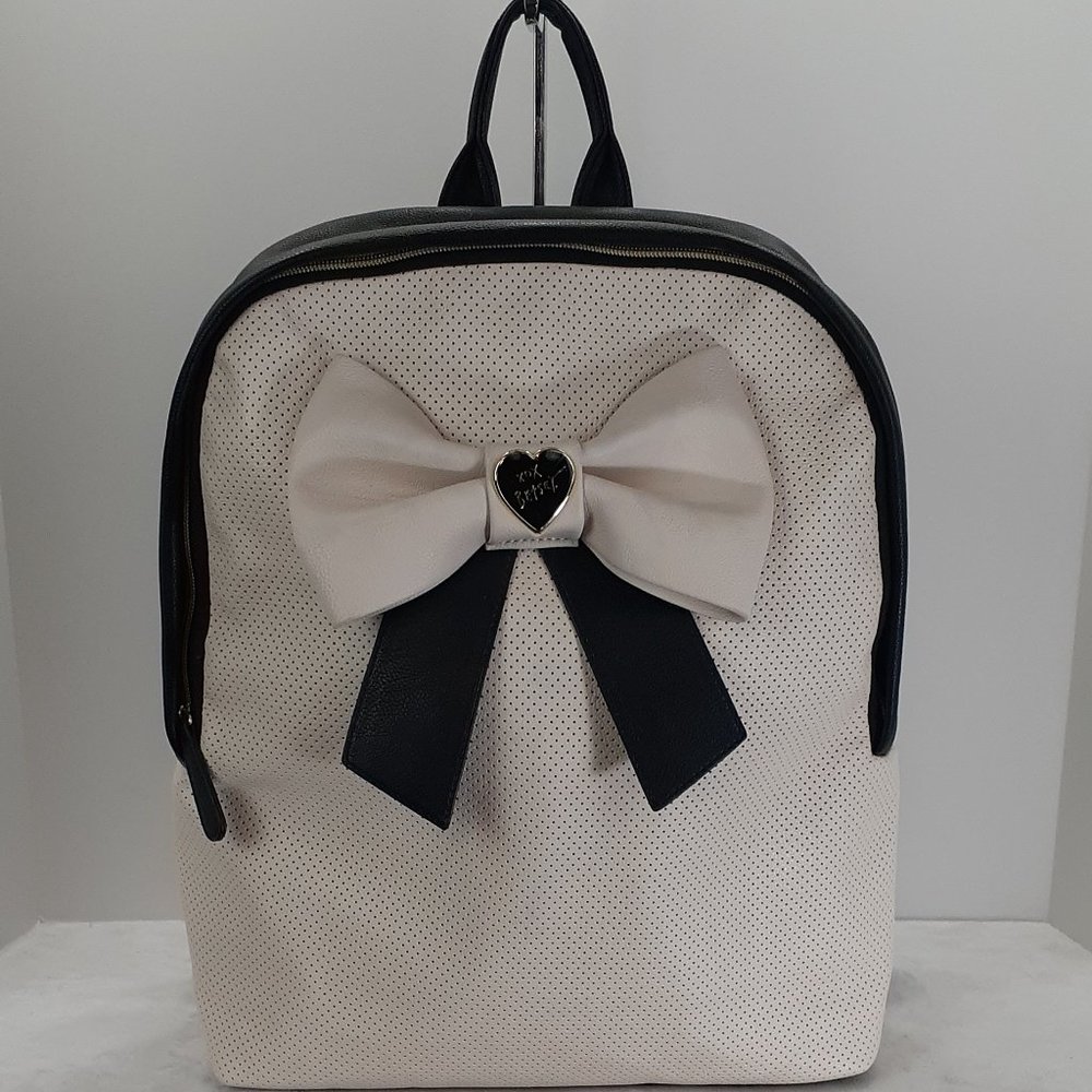 Betsy Johnson Faux Leather Backpack